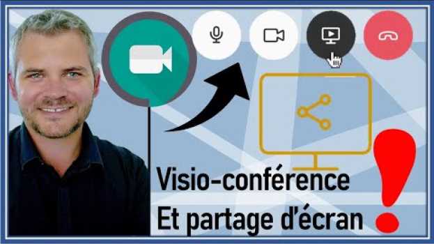 Video 💥MEET 💥 Comment Créer une réunion avec une visio-conférence et partager son écran em Portuguese