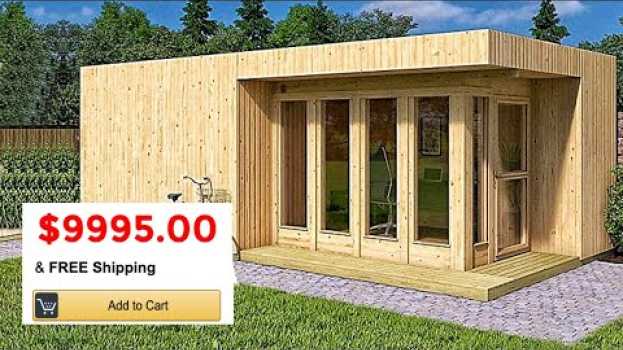 Video 5 Tiny Manufactured Homes You Can Buy On Amazon For Under $40k in Deutsch