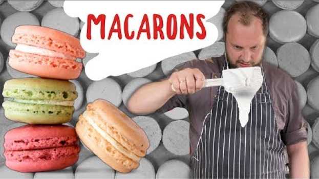 Video Как сделать французские пирожные макаронc  (макарони) - все проще чем кажется em Portuguese