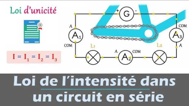 Video Loi de l'intensité dans un circuit en série 💡 - Loi d'Unicité | Physique | Collège - Lycée en français