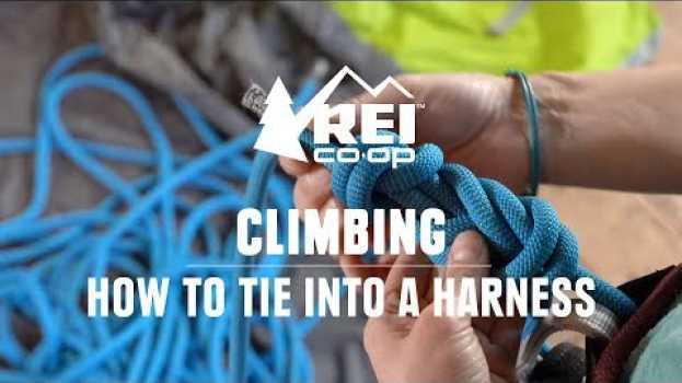Видео How to Tie Into a Climbing Harness (With a Figure 8 Knot) || REI на русском
