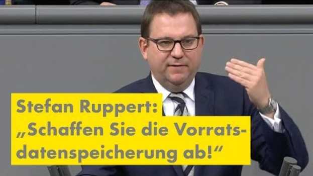 Video Stefan Ruppert: "Schaffen Sie die Vorratsdatenspeicherung ab!" in English