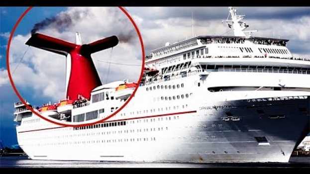Video Carnival Cruise's  Heavy Fuel Oil ship are endangering our Oceans en Español