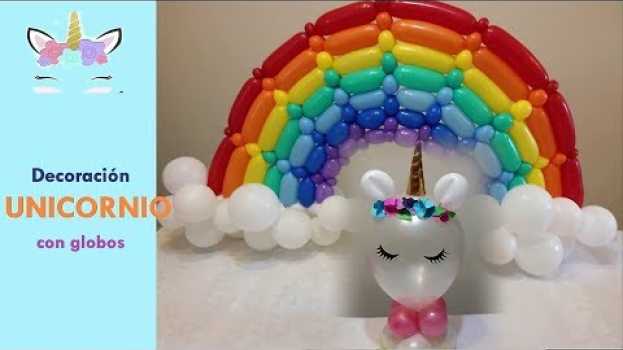 Video UNICORNIO con globos muy FÁCIL - Unicorn on balloons in English