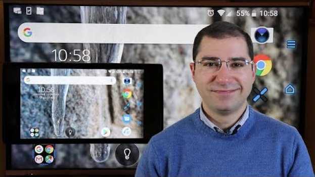 Video Come collegare lo smartphone alla tv in English