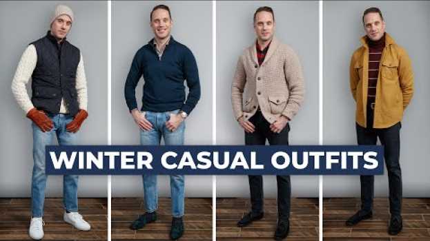 Video What I Wore This Week | Men's Casual Winter Outfit Lookbook 2021 en français