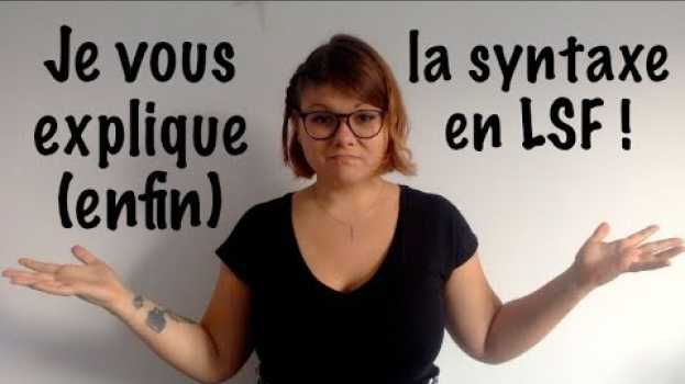 Video Je vous explique (enfin) la syntaxe en LSF ! su italiano