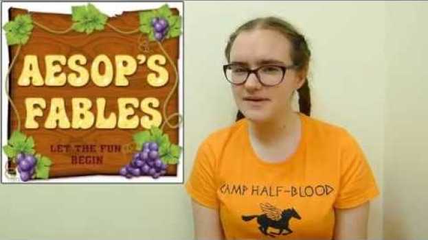Video 4 famous Aesop's fables. Natasha talks in Deutsch