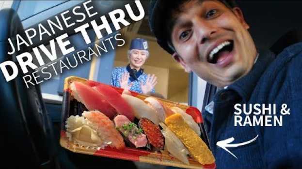 Video Japanese Drive-Thru Sushi & Ramen Experience ★ ONLY in JAPAN na Polish