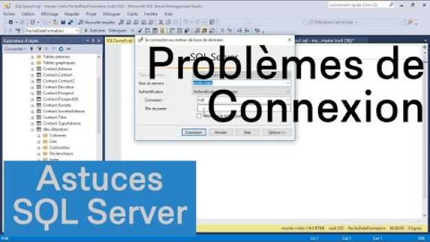 Video Résoudre les problèmes de connexion dans SQL Server em Portuguese