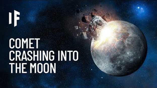 Video What If Halley's Comet Crashed Into the Moon? em Portuguese
