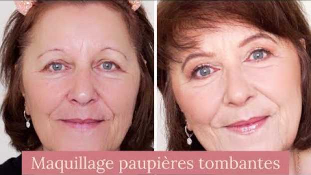 Video Maquillage pour paupieres tombantes em Portuguese