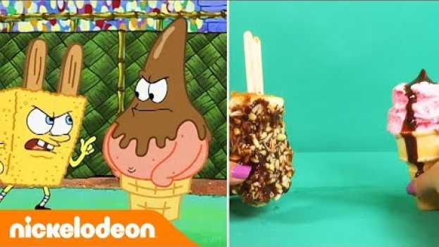 Video SpongeBob | SpongeBob nella vita reale | Parte 1 | Nickelodeon Italia em Portuguese
