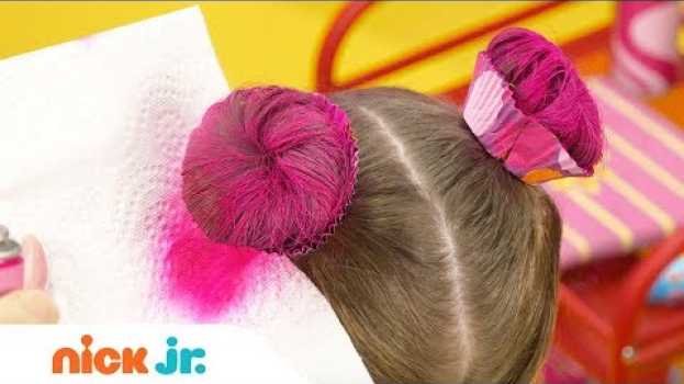Video How to Create a Cupcake Updo Tutorial  🍰 | Sunny Day’s Style Files | Nick Jr. su italiano