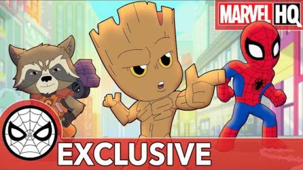 Видео Spidey, Rocket & Groot Get Duped! | Marvel Super Hero Adventures - The Claws of Life | SHORT на русском