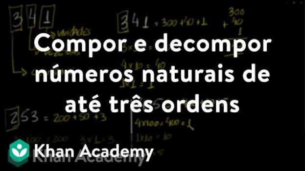Video Compor e decompor números naturais de até três ordens en Español