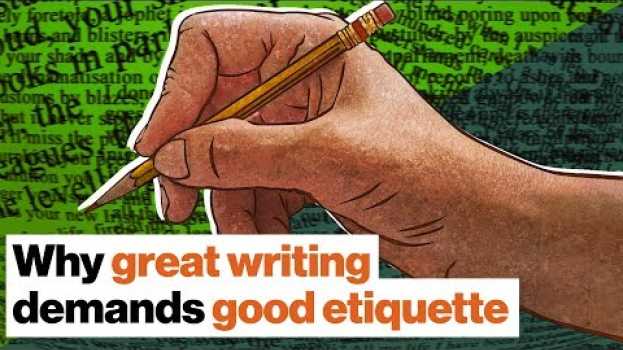 Video Why etiquette governs the art of writing: Lolita, Ulysses, and the arrogance of genius | Martin Amis su italiano