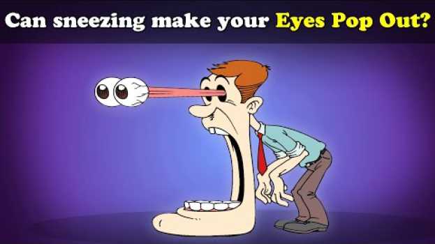 Видео Can Sneezing Pop your Eyes Out? + more videos | #aumsum #kids #science #education #children на русском
