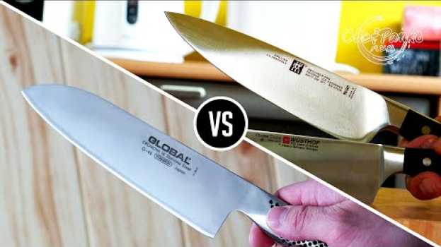 Video Santoku vs Chef knife - Which one is better Chef knife or Santoku? (western style chef knife*) em Portuguese