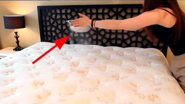 Video Spargi il bicarbonato di sodio nel tuo letto e guarda cosa succede en Español