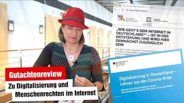 Video Gutachten zur Digitalisierung + zum Stand des Internets in Deutschland (Digitalausschuss 09.06.2021) in English