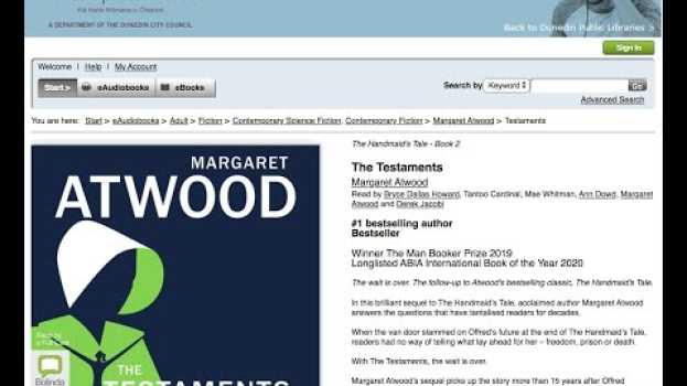 Video Stamp of Approval - Michelle reviews The Testaments by Margaret Atwood in Deutsch